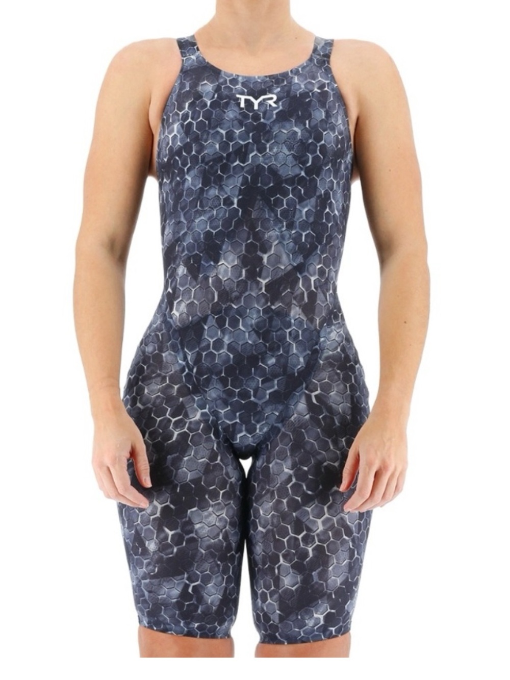 TYR Women’s Akurra Avictor Closed Back Compression Swimsuit sz 27
